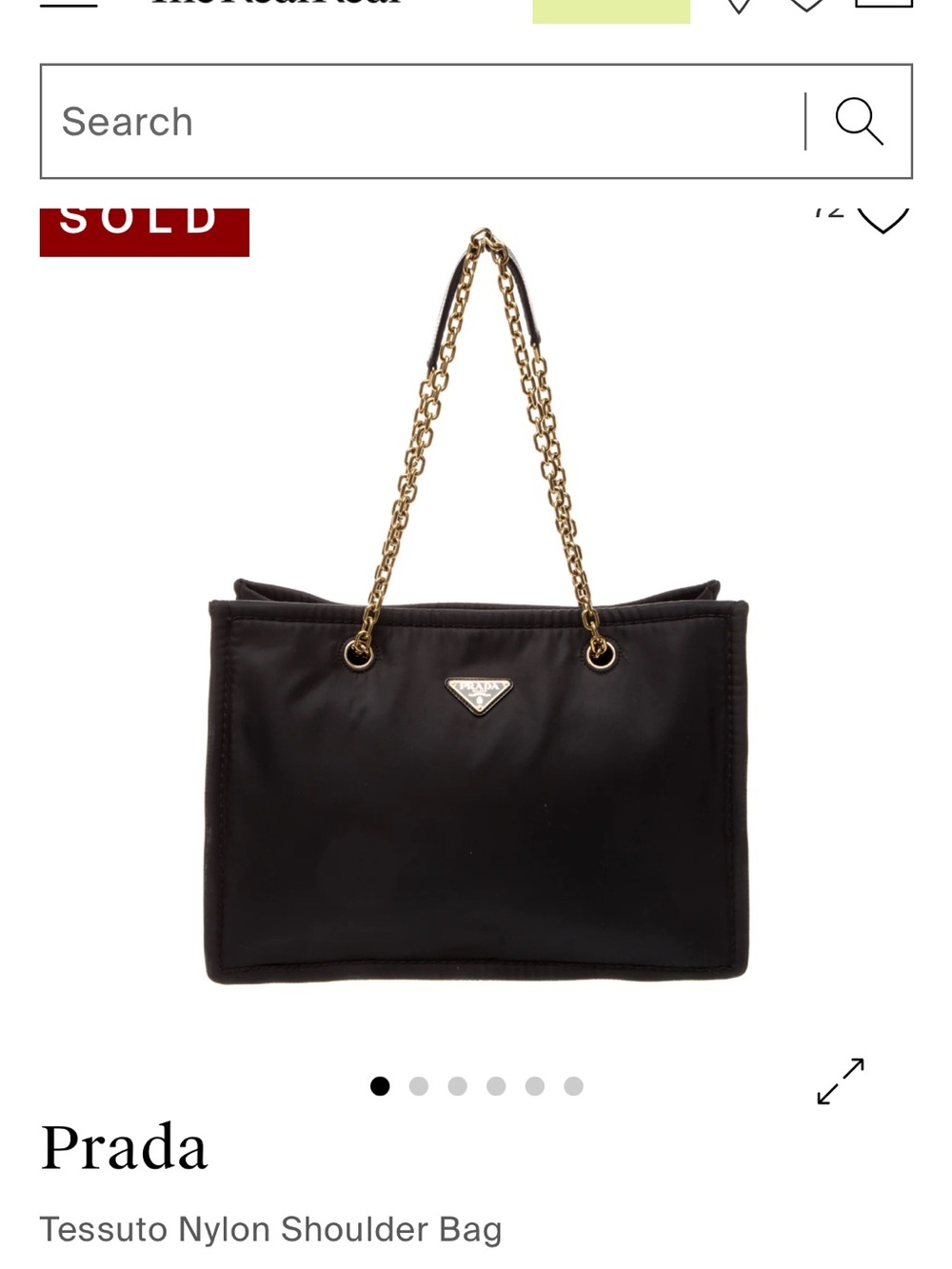 Prada Nylon Shoulder Bag